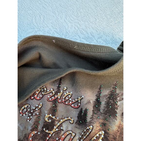 Y2K Top Fall Autumn RusticLuxury Ephemera FarmCore Rustic Grunge Gypsy Biker - Picture 12 of 13